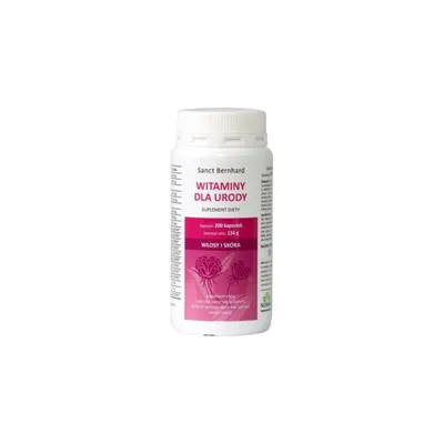 Image de Compléments alimentaires Kräuterhaus Sanct Bernhard vitamines schönheits-kapseln pour la beauté (200 gélules) 5620