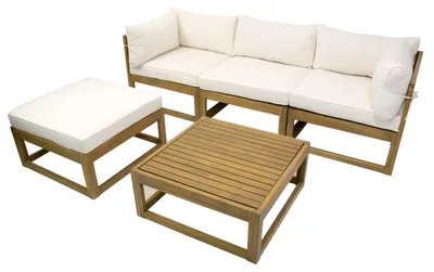 Produktbild von Green Spirit Lounge-Set Karmoy modular Akazienholz 4 Personen