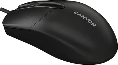 Zdjęcie produktu dla Canyon M-5, symetryczna mysz optyczna, USB, 1200 dpi, 3 przyciski, czarna