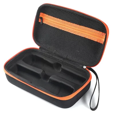 Produktbild von Tragbare Aufbewahrungstasche - Schutzhülle für Mikrofone - Perfekt für PartyBox - Organizer-Box - Unisex Erwachsene - Kompakt und Leicht