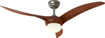 Obrázok produktu pre Stropný ventilátor Klarstein Monteverde s osvetlením a diaľkovým ovládaním - ovládanie pomocou smart aplikácie, stmievateľné svetlo, 6 rýchlostí, letný a zimný režim, 132 cm, orech