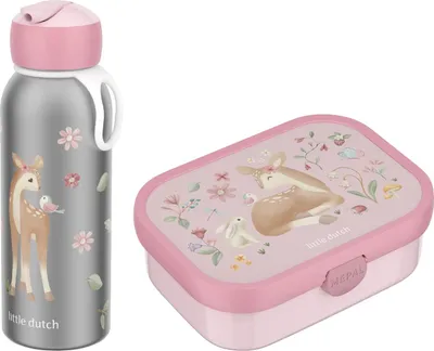 Produktbild von Mepal CAMPUS Lunchset mit Thermoflasche 2-teilig - Fairy Garden (2025)