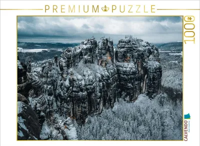 Produktbild von CALVENDO Puzzle Schrammsteinaussicht | 1000 Teile Lege-Größe 64x48cm Foto-Puzzle für glückliche Stunden