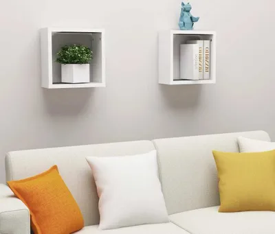 Produktbild von Maison Exclusive - Würfelregale 2 Stk. Weiß 30x15x30 cm