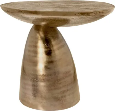 Produktbild von Beistelltisch Jarah, 55 cm x 55 cm x 55 cm, aus Aluminium, Kupfer-Gold-Finish