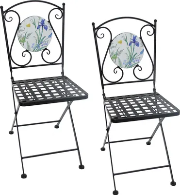 Produktbild von Gartenstühle 2 Stück Celia Lilie