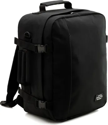 Produktbild von ZAGATTO ZG888 Reiserucksack 40x30x20 38L für WIZZAIR leichtes Handgepäck Rücken Rucksack Herren Solide Universal Gepäck Städtrucksack, schwarz, XL