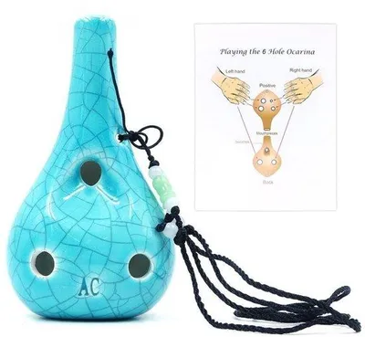 Produktbild von Keramische Ocarina 6 Holey - Geklärter Keramik