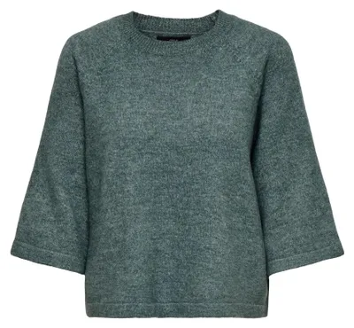 Produktbild von ONLY Lässiger Pullover mit 3/4-Ärmeln und Rundhals Größe: S