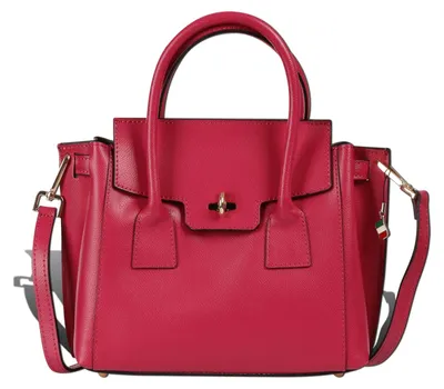 Produktbild von Florence Damen Handtasche Tasche fuchsia pink Leder Größe 30x8x22 D2OTF848P4