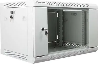 Produktbild von Lanberg Rack Wandschrank 19" 6U/600X450 Glastür grau