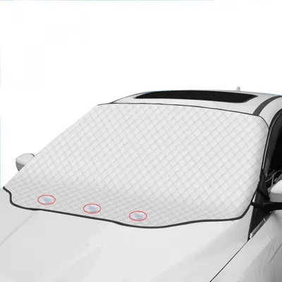 Produktbild von Auto Scheibenabdeckung Magnetisch, Frostschutz & UV-Schutz UPF 50+: Wasserdichte Frontscheibenabdeckung für Winter & Sommer