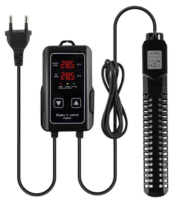 Produktbild von Aquarium Heizstab - Tauchheizer - 500 W - Externer digitaler Temperaturregler - Einstellbarer Thermostat
