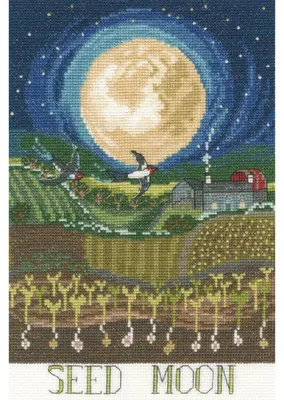 Produktbild von Bothy Threads Kreuzstich Stickpackung "Samenmond", Zählmuster, XDD13, 18x27cm