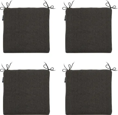 Produktbild von Madison – Sitzkissen, dunkelgraues Canvas Eco+ – Ca. 40x40 cm - 4er-Set