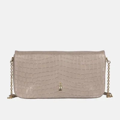 Obrázek produktu pro CLARA - béžová taška na ručníky Lacklederhandtasche
