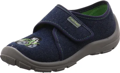 Produktbild von Fischer Markenschuh Jungen Hausschuh Feuerwehr blau