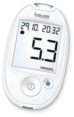 Zdjęcie produktu dla Beurer GL 44 Glukometr biały mmol/l, 1 szt