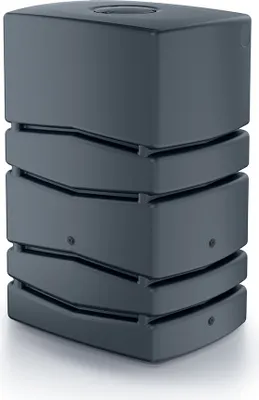 Produktbild von Fortena Regenwassertonne Regentank Regenbehälter Regentonne Wassertank 450L (Anthrazit)