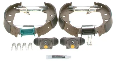 Produktbild von BOSCH Bremsen Set Bremsbackensatz Hinten für FIAT MULTIPLA (186) 0 204 114 627