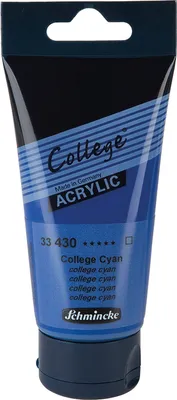 Produktbild von Schmincke 75ml College Acryl College Cyan Acryl 33 430 013