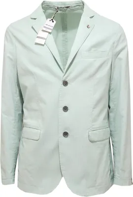 Zdjęcie produktu dla 2247O AT.P.CO aqua green bawełniana kurtka męska