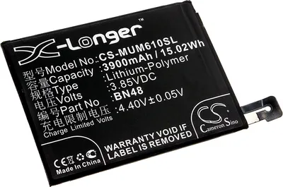 Immagine prodotto di TECHTEK Batteria compatibile con [Redmi] M1806E7TC, M1806E7TE, M1806E7TG, M1806E7TH, MZB6876IN, MZB6877IN, MZB6878IN, MZB6879IN, MZB6880IN, MZB6881IN