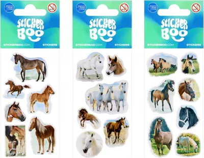 Zdjęcie produktu dla Naklejki Konie3 Sticker Boo