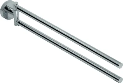Produktbild von tecuro Serie 8000 Handtuchhalter 2-armig schwenkbar - Messing verchromt