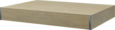 Produktbild von Waschtischplatte Baden Haus 60 x 43 cm Tabacco Holz Ohne Ausschnitt