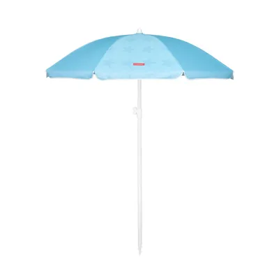 Produktbild von Sonnenschirm Strand Polyester 210x160cm Blau