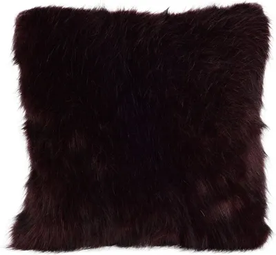 Produktbild von Fellkissen in Nerzoptik aus Polyester 45x45cm Dekokissen