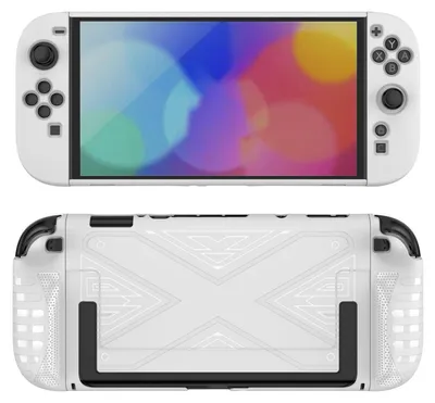 Immagine prodotto di Per Nintendo Switch 2 Cover X-Design staccabile con supporto Grip Zone Bianco