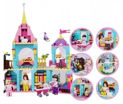Produktbild von Elefun C0216A Prinzessinnenschloss Konstruktionsspielzeug 631 Teile