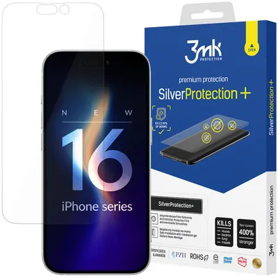 Image de Film antibactérien 3mk SilverProtection+ pour iPhone 16 Pro