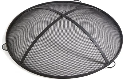 Produktbild von Funkenfang Feuerschale rund Ø 59 cm Stahl schwarz für Feuerstellen