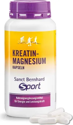 Produktbild von Sanct Bernhard Sport Kreatin+ Magnesium- 200 Kapseln