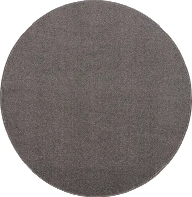 Produktbild von Teppich UNI 9500 GRAY 80x80 rund