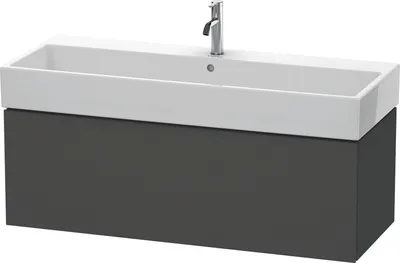 Image de Duravit L-Cube Meuble sous-lavabo suspendu, 1 tiroir, 1184x394x459mm, LC617904949
