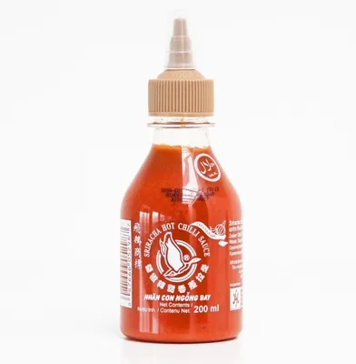 Produktbild von FLYING GOOSE Sriracha scharfe Chilisauce mit extra Knoblauch, 1 x 200 ml