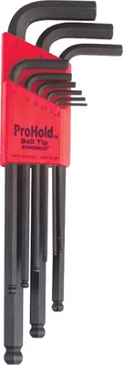 Produktbild von Bondhus Winkelschlüssel-Set PBLX9M 9-tlg - ProHold Kugelkopf Stiftschlüssel Satz