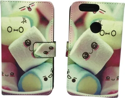 Produktbild von Handyhülle Tasche für Handy Huawei Honor 8 Schriftzug Marshmallows