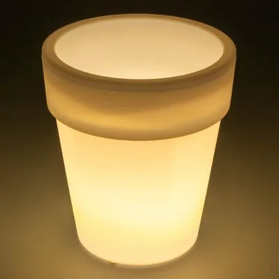 Obrázek produktu pro Solární ozdobný květináč - 3 LED, teple bílá