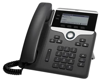 Produktbild von Cisco CP-7821 Telefon, Rufnummernanzeige, Freisprechfunktion, Ethernet
