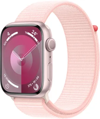 Produktbild von Apple Watch,S9,GPS,45mm,Sp.L.,pink