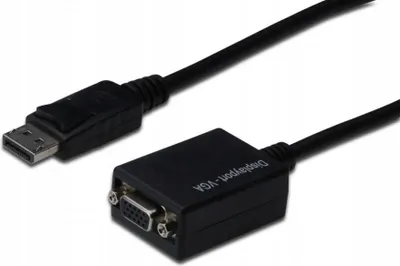 Image de DIGITUS DisplayPortAdapter DPort -> VGA HD15 St/Bu 0.15m bulk