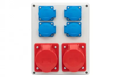 Zdjęcie produktu dla Rozdzielacz R-240 16A5p, 32A5p, 4x250V IP44 F-electro F3.0100