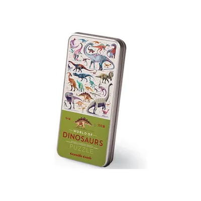 Zdjęcie produktu dla Puzzle Crocodile Creek „Świat dinozaurów” – 150 elementów