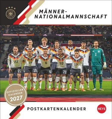 Produktbild von DFB Männer Postkartenkalender 2027