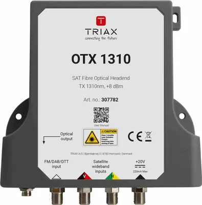 Produktbild von TRIAX OTX 1310 Kit, opt. Sender, Spannungsversorgung, Wid, 1 Stk.